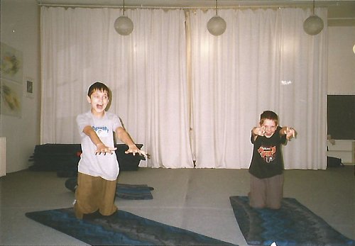Jóga s dětmi v roce 2003