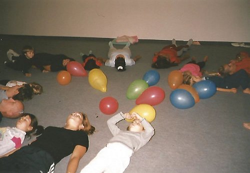 Jóga s dětmi v roce 2003